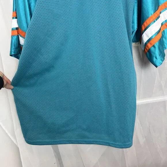 Vintage Miami Dolphins blank jersey Teamwork sz XL sports NFL - Picture 7 of 7